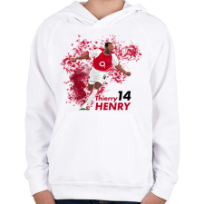PRINTFASHION Henry - Gyerek kapucnis pulóver - Fehér gyerek pulóver, kardigán