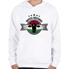 PRINTFASHION Hentes mészáros - marha - Gyerek kapucnis pulóver - Fehér gyerek pulóver, kardigán