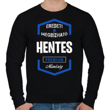 PRINTFASHION Hentes prémium minőség - Férfi pulóver - Fekete férfi pulóver, kardigán