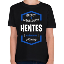 PRINTFASHION Hentes prémium minőség - Gyerek póló - Fekete gyerek póló