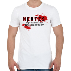 PRINTFASHION Hentes - Szörnyeteg - Férfi póló - Fehér