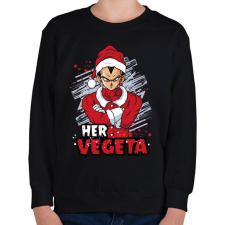 PRINTFASHION Her Vegeta - Gyerek pulóver - Fekete gyerek pulóver, kardigán