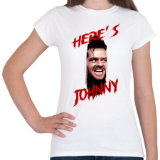 PRINTFASHION Here's Johnny - Női póló - Fehér női póló