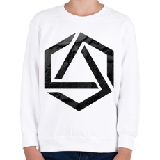 PRINTFASHION Hexagonal 3 - Gyerek pulóver - Fehér