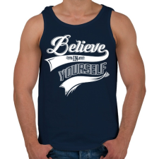 PRINTFASHION Higgy magadban!  - Férfi atléta - Sötétkék atléta, trikó