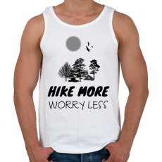 PRINTFASHION HIKE MORE - Férfi atléta - Fehér