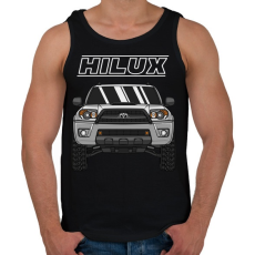 PRINTFASHION HILUX - Férfi atléta - Fekete