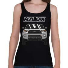 PRINTFASHION HILUX - Női atléta - Fekete női trikó