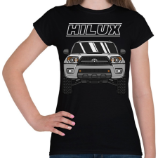 PRINTFASHION HILUX - Női póló - Fekete női póló