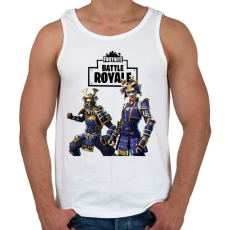 PRINTFASHION Hime& Musha Fortnite - Férfi atléta - Fehér