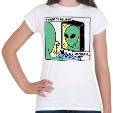 PRINTFASHION Hinni akarok magamban - Női póló - Fehér női póló