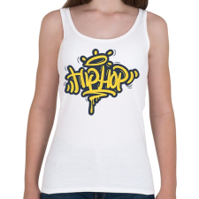 PRINTFASHION Hip-hop - Női atléta - Fehér női trikó