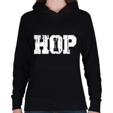 PRINTFASHION Hip-Hop - Női kapucnis pulóver - Fekete