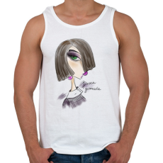 PRINTFASHION HiPaint_1719690328535 - Férfi atléta - Fehér