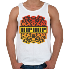 PRINTFASHION Hiphop - Férfi atléta - Fehér