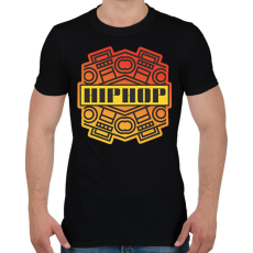 PRINTFASHION Hiphop - Férfi póló - Fekete