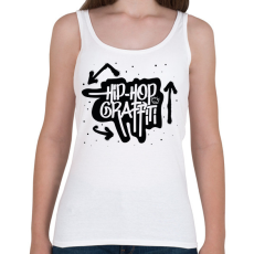 PRINTFASHION Hiphop graffiti - Női atléta - Fehér