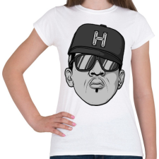 PRINTFASHION HipHop - Női póló - Fehér női póló