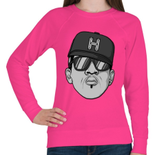 PRINTFASHION HipHop - Női pulóver - Fukszia női pulóver, kardigán