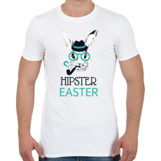 PRINTFASHION Hipster Easter - Férfi póló - Fehér