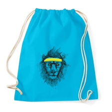 PRINTFASHION Hipster lion - Sportzsák, Tornazsák - Surf blue tornazsák