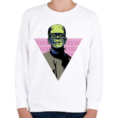 PRINTFASHION Hipszter gyár - Gyerek pulóver - Fehér
