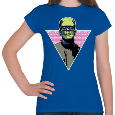 PRINTFASHION Hipszter gyár - Női póló - Királykék női póló