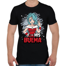 PRINTFASHION His Bulma - Férfi póló - Fekete férfi póló