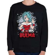PRINTFASHION His Bulma - Gyerek pulóver - Fekete gyerek pulóver, kardigán