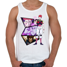 PRINTFASHION Hisoka - Hunter x Hunter - Férfi atléta - Fehér