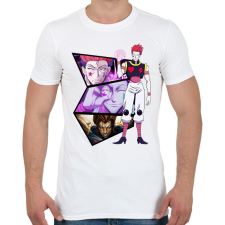 PRINTFASHION Hisoka - Hunter x Hunter - Férfi póló - Fehér férfi póló