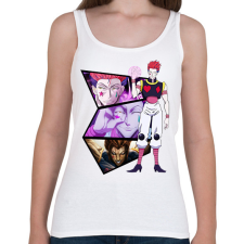 PRINTFASHION Hisoka - Hunter x Hunter - Női atléta - Fehér női trikó