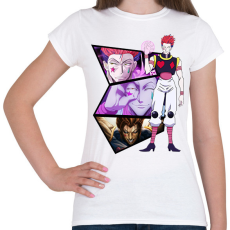 PRINTFASHION Hisoka - Hunter x Hunter - Női póló - Fehér