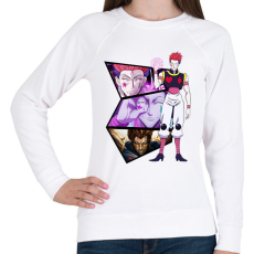 PRINTFASHION Hisoka - Hunter x Hunter - Női pulóver - Fehér