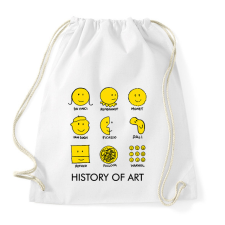 PRINTFASHION History of Art - Művészettörténet - Sportzsák, Tornazsák - Fehér tornazsák