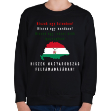 PRINTFASHION HISZEK EGY MINTA - Gyerek pulóver - Fekete gyerek pulóver, kardigán