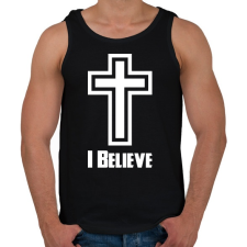 PRINTFASHION Hiszek - Férfi atléta - Fekete atléta, trikó