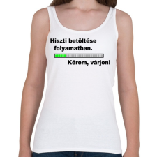 PRINTFASHION Hiszti betöltse folyamatban... - Női atléta - Fehér női trikó