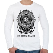 PRINTFASHION Hit Remény Bizalom - Férfi hosszú ujjú póló - Fehér férfi póló