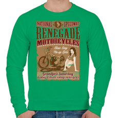 PRINTFASHION Hitehagyott  - Férfi pulóver - Zöld