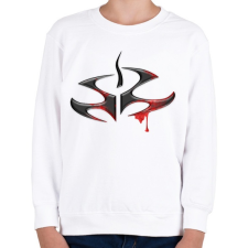 PRINTFASHION Hitman Logo - Gyerek pulóver - Fehér gyerek pulóver, kardigán