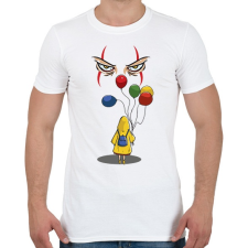 PRINTFASHION Hív a bohóc - Férfi póló - Fehér férfi póló