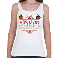 PRINTFASHION Hivatásos bejgli kostoló - Női atléta - Fehér