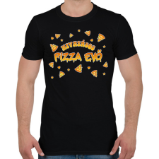 PRINTFASHION Hivatásos pizza evő - Férfi póló - Fekete férfi póló