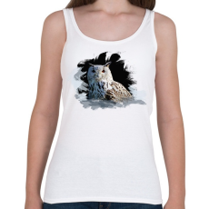 PRINTFASHION hó bagoly - Női atléta - Fehér