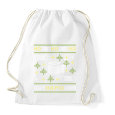 PRINTFASHION Ho ho ho hapci - Sportzsák, Tornazsák - Fehér tornazsák