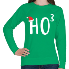 PRINTFASHION Ho Ho Ho - Női pulóver - Zöld női pulóver, kardigán