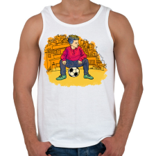 PRINTFASHION Hobby - Férfi atléta - Fehér atléta, trikó