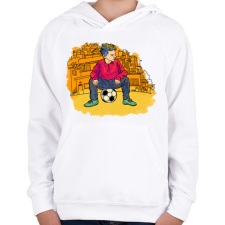 PRINTFASHION Hobby - Gyerek kapucnis pulóver - Fehér gyerek pulóver, kardigán