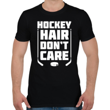 PRINTFASHION Hockey hair - Férfi póló - Fekete férfi póló